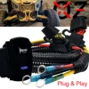6' Power Busbar Distribution Block Wire Harness With Momentary On/Off Horn Switch Compatible With 2018-2023 Can-Am Maverick X3 Max RS Turbo RR Sport Trail Defender