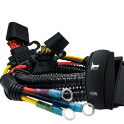 6' Power Busbar Distribution Block Wire Harness With Momentary On/Off Horn Switch Compatible With 2018-2023 Can-Am Maverick X3 Max RS Turbo RR Sport Trail Defender -Oz 2e 65557.1684281352