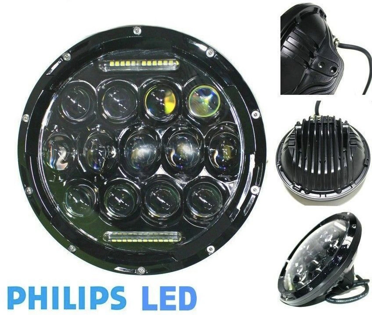 7" Military Headlight LED 24 Volts For Truck Humvee 9 7" Military Headlight LED 24 Volts For Truck Humvee - Image 9