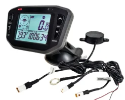 GPS Speedometer Voltmeter Temperature Gauge With Suction Cup Mount 12v-24v