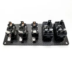 Carbon Fiber Ignition Switch Panel Engine Start Battery Cut On/Off Red Rocker With Aux Toggle Switch -Oz 3 2 12839.1694563649