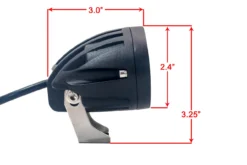 FR Series Blue LED Spot Beam High Output Oval Forklift Light Warehouse Safety Warning Lamp Spot Offroad Race Semi Truck Trailer Industrial Heavy Equipment Vehicle 12V 24V 48V -Oz 3 37400.1503593372