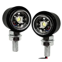 Motorcycle CREE Lights OZ-USA® High Output LED Fog Street Touring Cruiser Supermoto Headlight 6000K