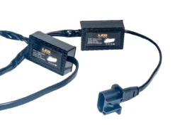 H13 Hi/Lo Cree LED Headlight Kit By OZ-USA® 40W 4-Sided Head Light Dual Beam 4000LM Xenon White 6000K . Changeable Yellow & Blue Glass Tubes Included. -Oz 3 46952.1460498252