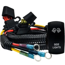 6' Power Busbar Distribution Block Wire Harness With On/Off Rocker Switch For LED Side Lights Compatible With 2018-2023 Can-Am Maverick X3 Max RS Turbo RR Sport Trail Defender -Oz 3 47127.1684368516
