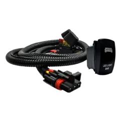 Pulse Power Bus Bar Plug With On/Off Rocker Switch Wire Kit For LED Lightbar Compatible With Polaris RZR Pro Ranger Crew XP 2018-2023 -Oz 3 62581.1677015664