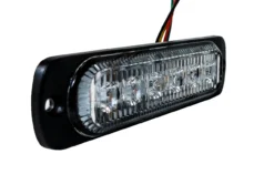 Amber 6-LED 4" Surface Mount Warning Strobe Light Hazard Flasher Emergency Tow Truck Construction Vehicle Semi Trailer Van 12v 24v -Oz 3 79320.1547097629