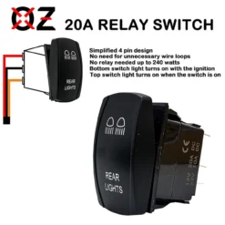 10ft. Power Bus Bar Distribution Block 3-Wire Harness Kit For Dual Function Rear Lights Compatible With 2018-2023 Can-Am Maverick X3 Max RS Turbo RR Sport Trail Defender -Oz 42 1 31686.1702594674