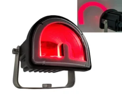 Red Arc Projector LED Forklift Warning Safety Light Warehouse Marker Clearance For Scissor Lift, Truck Conveyor, Industrial Equipment 12V - 80V