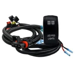 10ft. Power Bus Bar Plug Wire Harness Kit For LED Pod Lights Compatible With Pulse Power Busbar Polaris RZR Pro Ranger Crew XP 2018-2023 -Oz 4 11110.1674868263