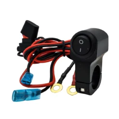 Motorcycle ATV Dirt Bike Single Output Wiring Harness Handlebar Switch For Accessory Auxiliary LED Light -Oz 4 30764.1674609695