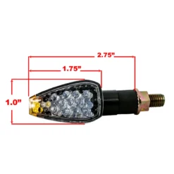 4x Carbon Turn Signal OZ-USA® LED Dual Sport Motorcycle Dirt Bike Light Blinker Street -Oz 4 31190.1635532879