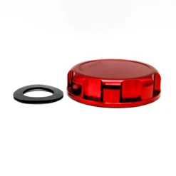 JS Billet Gas Cap Red OZ-USA® With Rubber Gasket For Kawasaki JB 300 440 550 650 SX TS Stand Up PWC STX SXI 750 I