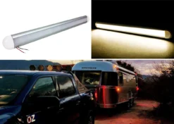 24" LED Dome Lighting Fixture Marine RV Motorhome Camper Utility Van 12v 24v Semi Truck Travel Trailer Boat Aircraft Overland Interior Cabinet Waterproof -Oz 4 56765.1521847588