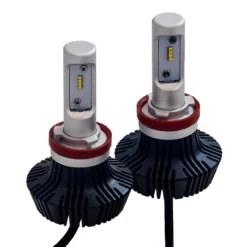 H11 LED Headlight Conversion Kit By OZ-USA® Single Intensity 4000 Lumens Xenon White 6500K