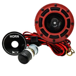 Golf Cart 5" Hella Disc Horn Kit Wiring Harness Floor Switch Fuse For Club Car EZGO, Yamaha Icon -Oz 4 66987.1692828632