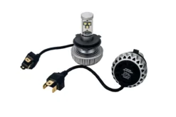 Motorcycle H4 Dual LED Bulb Headlight Conversion Kit Harley Road Glide King Cvo Street Touring FL Xenon White -Oz 4 82104.1500728369