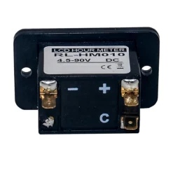 Rectangle LCD OZ-USA® Digital Hour Meter Gauge 9 Volts - 60 Volts For Golf Cart Forklift RV -Oz 4 90074.1595102721