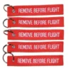 5x Remove Before Flight Key Chain Aviation Truck Motorcycle Pilot Crew Tag Boat