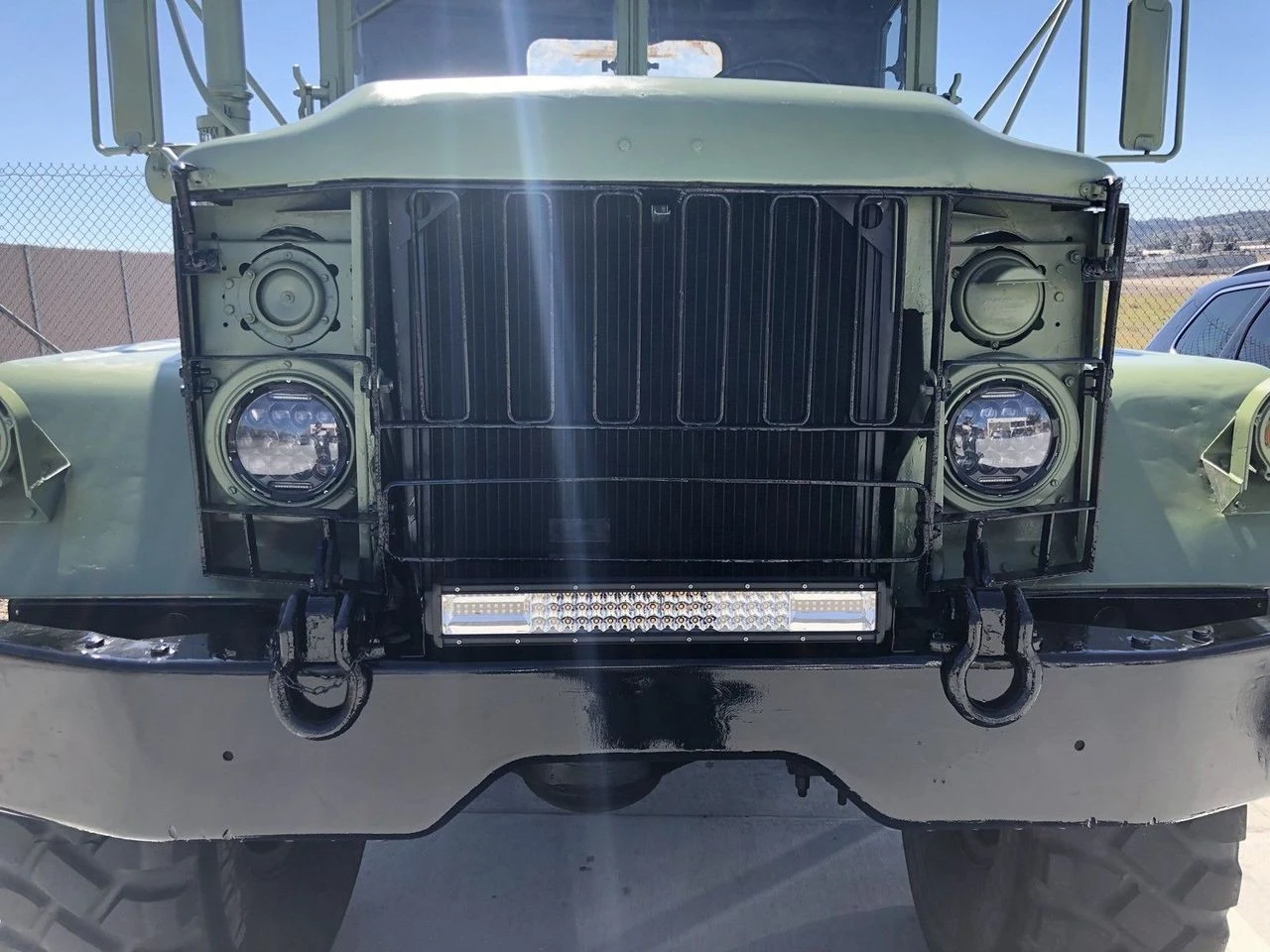 7" Military Headlight LED 24 Volts For Truck Humvee 7 7" Military Headlight LED 24 Volts For Truck Humvee - Image 7