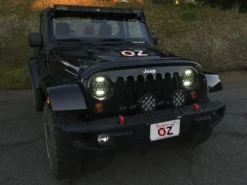 7" JEEP HEADLIGHT 75w Phillips LED H4 H13 DRL HI/LO DUAL BEAM JK TJ CJ Hummer H1 H2 19 7" JEEP HEADLIGHT 75w Phillips LED H4 H13 DRL HI/LO DUAL BEAM JK TJ CJ Hummer H1 H2 -Oz 5710 85313.1435997655