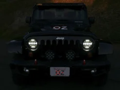 7" JEEP HEADLIGHT 75w Phillips LED H4 H13 DRL HI/LO DUAL BEAM JK TJ CJ Hummer H1 H2 17 7" JEEP HEADLIGHT 75w Phillips LED H4 H13 DRL HI/LO DUAL BEAM JK TJ CJ Hummer H1 H2 -Oz 576 73317.1435997642