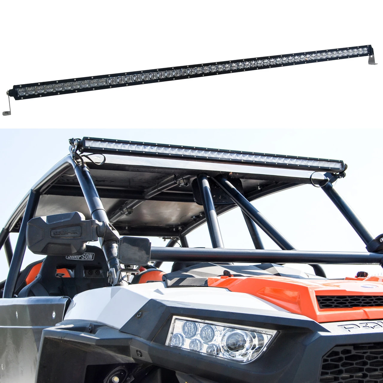 52" S4D-Series Single Row OZ-USA® LED Light Bar 4D Reflectors Spot Flood Combo Off Road 4x4 4WD Truck UTV SxS 2 52" S4D-Series Single Row OZ-USA® LED Light Bar 4D Reflectors Spot Flood Combo Off Road 4x4 4WD Truck UTV SxS - Image 2