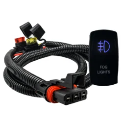 Power Bus Bar Plug Wire Kit With On/Off Rocker Switch For FOG Lights Compatible With Polaris Pulse Power Busbar RZR Pro Ranger Crew XP 2018-2023 -Oz 5 12057.1679163206