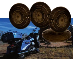 Set Of 4 Blinker Lens Smoke Harley Touring Pancake Road King Glide Electra Turn Signal FL -Oz 5 43063.1528855281