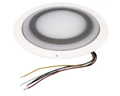 8.5" Round 26w White LED Interior Scene Dome Recessed Light Frosted Lens With Color Changing Red + Blue Ambient Night Light Non-Switch 12V -Oz 5 52810.1685723002