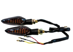 Front & Rear White Red Amber Dual Color LED Running Light Turn Signal Smoke Lens 12 Volts Motorcycle Universal Blinker -Oz 5 53648.1558485172