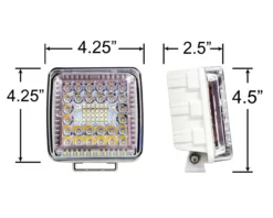 White 4" High Output 360° Osram LED Work Lights Driving Offroad Truck Marine Boat Trailer SUV ATV Combo Beam 12 - 32 Volts 12 White 4" High Output 360° Osram LED Work Lights Driving Offroad Truck Marine Boat Trailer SUV ATV Combo Beam 12 - 32 Volts -Oz 5 62522.1533802573