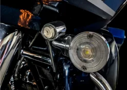 Front White Amber Dual LED Turn Signal Kit Harley Day Time Running Touring Maker 1157 -Oz 5 70923.1518566983