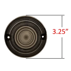 Set Of 4 Blinker Lens Smoke Harley Touring Pancake Road King Glide Electra Turn Signal FL -Oz 6A 11392.1631229222