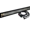 DL-Series 52" Amber White Dual Color Changing LED Light Bar Harness Anti-theft Security Bolt Flashing Emergency Driving Fog Spot Light Offroad Semi Truck Trailer Marine Agricultural And Heavy Equipment 12 - 32 Volts