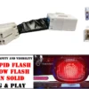 Brake Strobe Flasher Module Plug And Play For Harley Motorcycles Rear Alert Safety Stop Tail Light Led Halogen