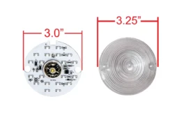 White Amber Dual LED Turn Signal Kit Harley Day Time Running Touring Maker 1157 -Oz 6 15796.1476731223