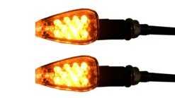 4x Carbon Turn Signal OZ-USA® LED Dual Sport Motorcycle Dirt Bike Light Blinker Street -Oz 6 22100.1559137056