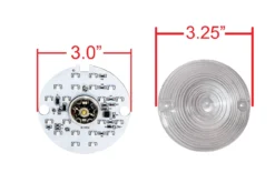 Front White Amber Dual LED Turn Signal Kit Harley Day Time Running Touring Maker 1157 -Oz 6 39574.1489261390