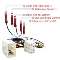 License Plate LED Light Bolt Brake Turn Signal Plug & Play For Harley Motorcycles -Oz 6 41011.1668731665