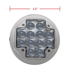 White 5" LED Spot Beam Fog Light 12v 24v RV Marine Boat Docking Off Highway Road Truck 4x4 -Oz 6 80154.1614297729