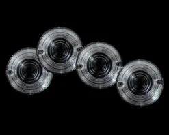 Set Of 4 Blinker Clear Lens Harley Touring Pancake Road King Glide Electra Turn Signal FL -Oz 6 84604.1529064289
