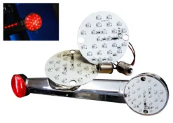 Red LED Bulb Harley Touring Rear Turn Signal Road King Glide Electra Ultra 1156