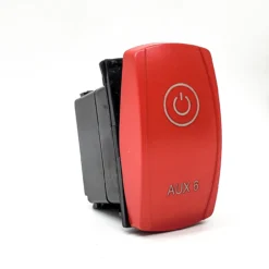 AUX 6 On/Off Red Rocker Switch 4-Pin Accessory Auxiliary Lights For Trucks UTV Golf Carts RV Boats Compatible With Polaris RZR Can-Am YXZ Pioneer Dash Panels -Oz 6b 82277.1700528685