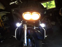 White LED Harley Turn Signal Kit Day Time Running Touring Maker Fog AUX Driving -Oz 718g433awEL. SL1500 56047.1412274734