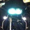 White LED Harley Turn Signal Kit Day Time Running Touring Maker Fog AUX Driving