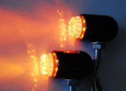 Motorcycle OZ-USA® Running Light Turn Signal Dual Intensity Amber LED Front Black Custom Chrome Cruiser 12V 16 Motorcycle OZ-USA® Running Light Turn Signal Dual Intensity Amber LED Front Black Custom Chrome Cruiser 12V -Oz 71kTvd3CbDL. SL1500 14488.1412274661