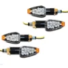 4x LED Turn Signal OZ-USA® For HONDA Dual Sport Motorcycle Dirt Bike Supermoto Blinker Lights