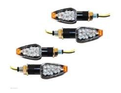 4x LED Turn Signal OZ-USA® For HONDA Dual Sport Motorcycle Dirt Bike Supermoto Blinker Lights