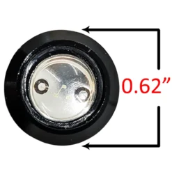 5/8 Inch Red LED 22mm Bolt Beam Rear Chase Light With Pulse Power Busbar Plug Wire Harness Compatible With Polaris Pulse Power Busbar RZR Pro Ranger Crew XP 2018-2023 -Oz 7 07846.1688166816